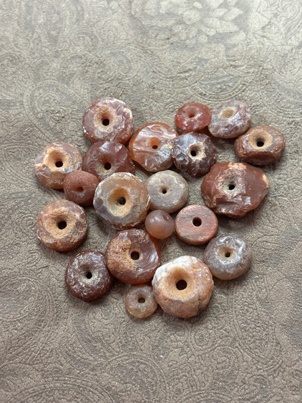 Neolithic Agate Disk Beads - Image 2