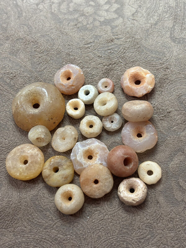 Neolithic Agate Disk Beads - Image 2