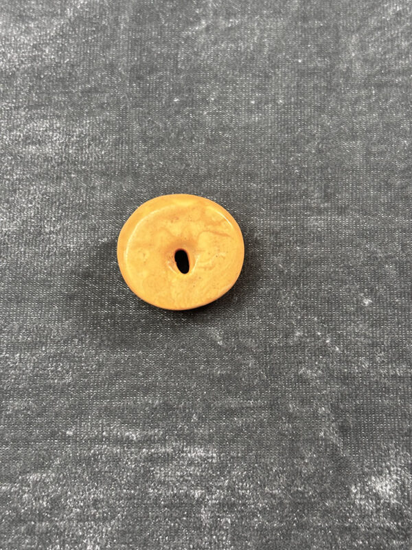 Natural Fossilized Amber Bead - Image 2