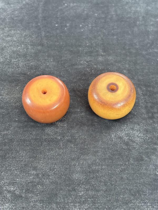 Antique Phenolic Resin Amber Beads - Image 3