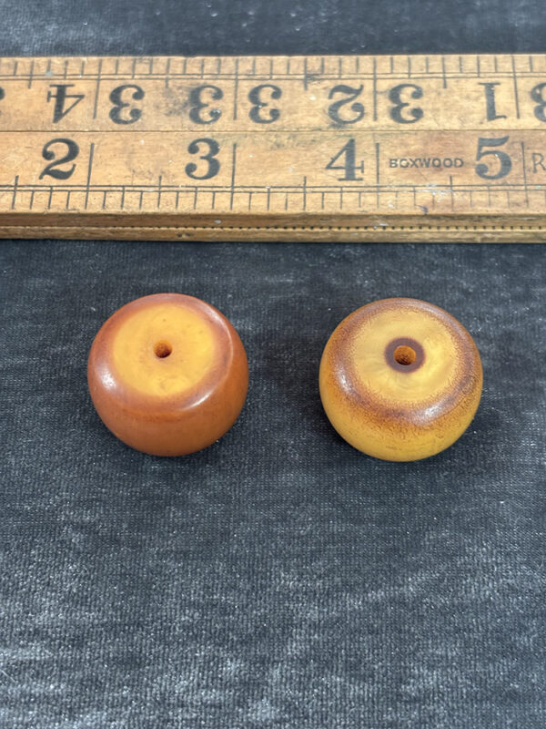 Antique Phenolic Resin Amber Beads - Image 4