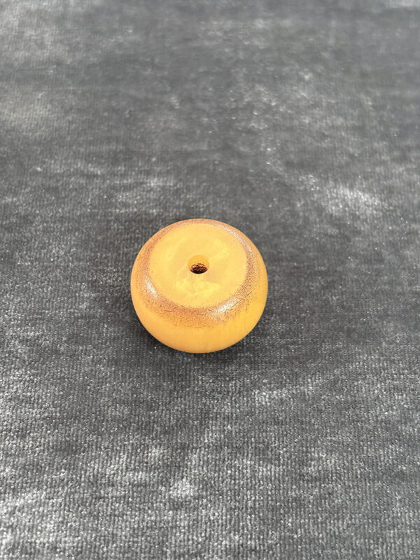 Antique Phenolic Resin Amber Bead - Image 2