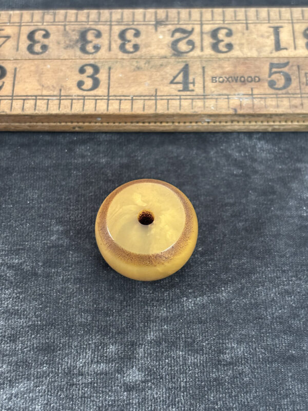 Antique Phenolic Resin Amber Bead - Image 3