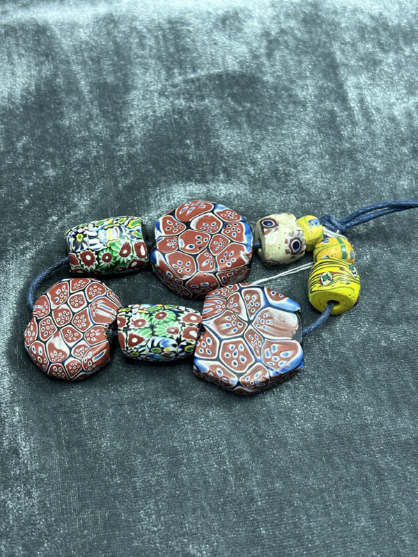 Rare Venetian Tabular "Poppy Seed" Trade Beads - Image 2