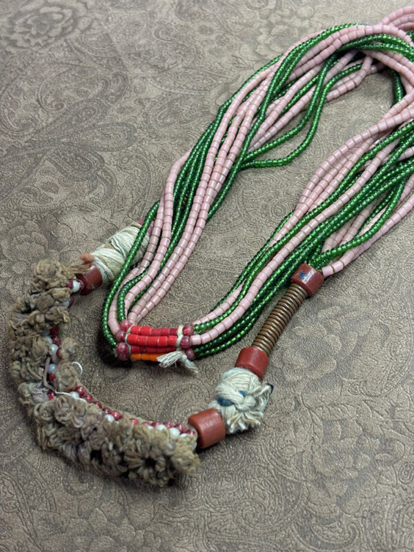 Vintage Fulani Trade Bead Necklace - Image 2