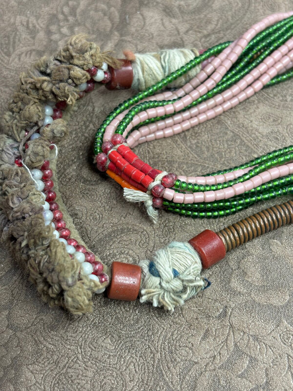 Vintage Fulani Trade Bead Necklace - Image 3